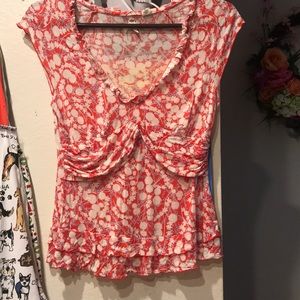Anthropologie Maeve flower top